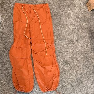 Men's Stylish Orange Cargo Pants